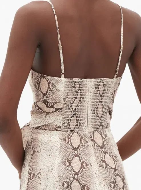 Zimmermann Bellitude Python Cut Out Dress Print Size 1 / 10 photo 5