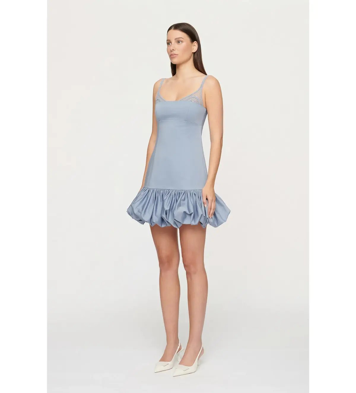 Clea Daisy Mini Dress in Hydrangea Size S/ AU 8 photo 3