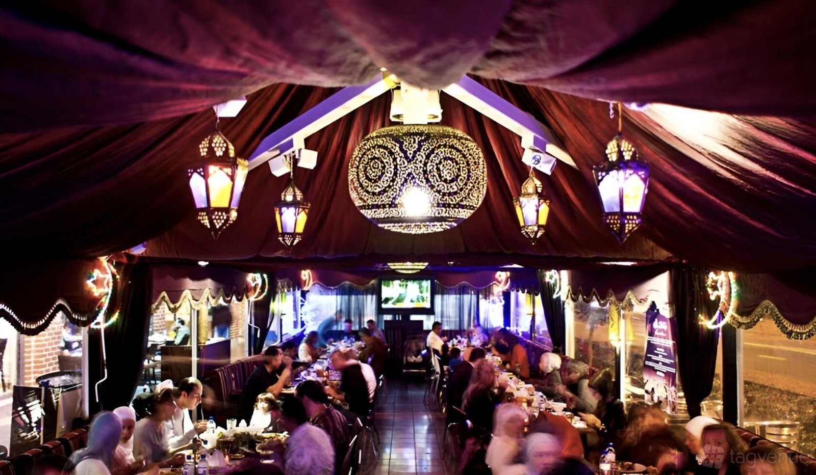 Outdoor Tent at Armani Restaurant photo 6