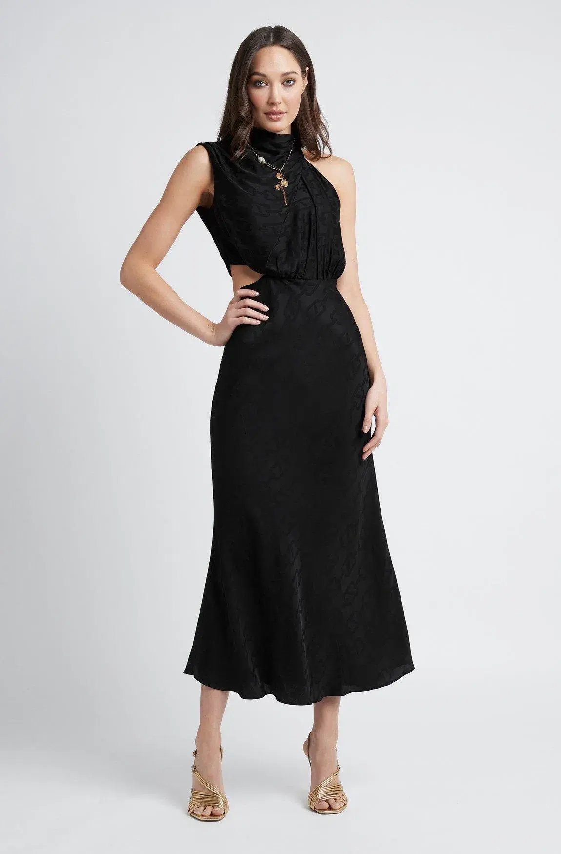 Sheike Reflections Dress Black Size 16 photo 2