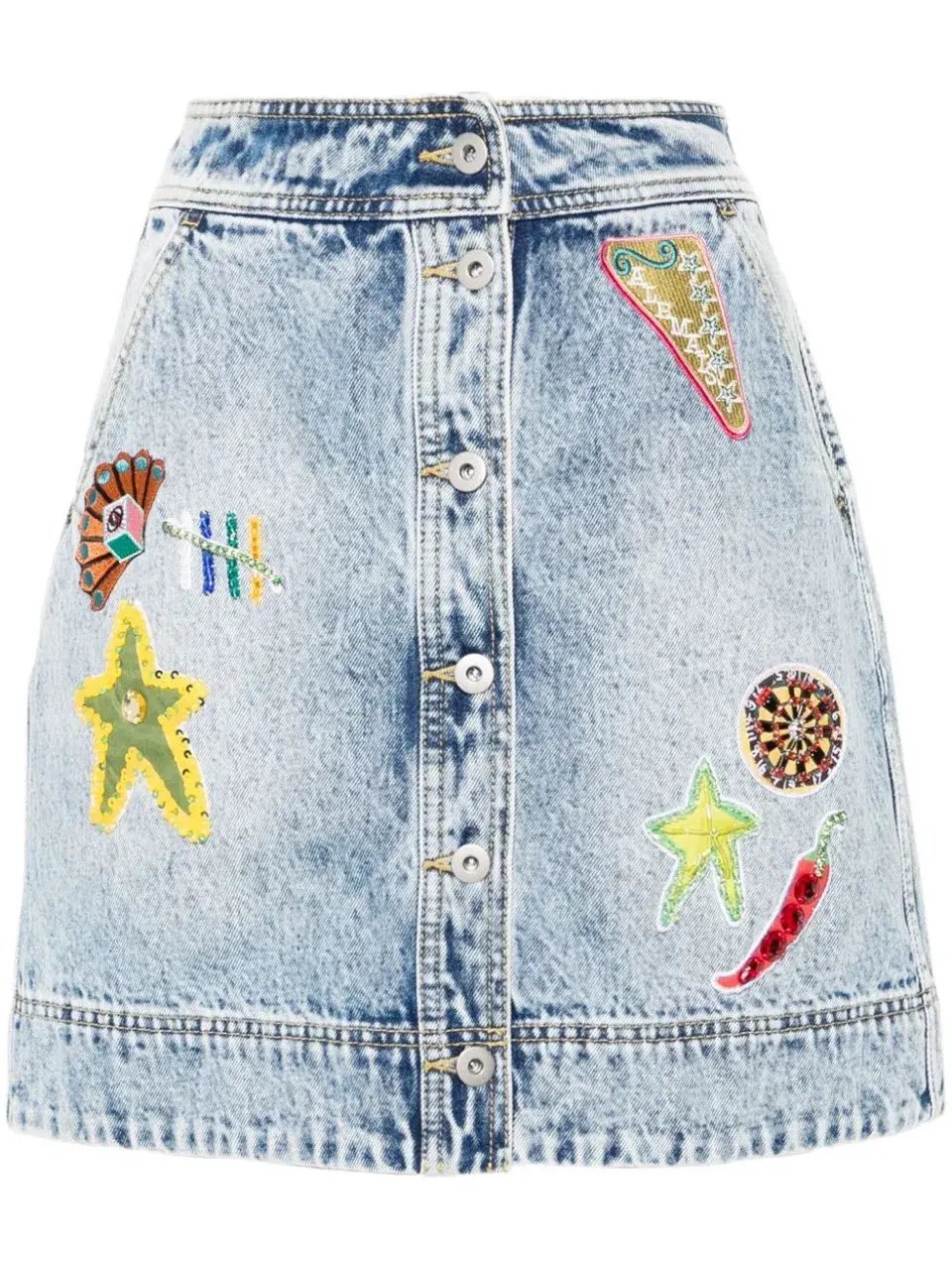 Alemais Jackpot Denim Jacket Size AU 8 and Mini Skirt Size AU 10 Blue photo 16