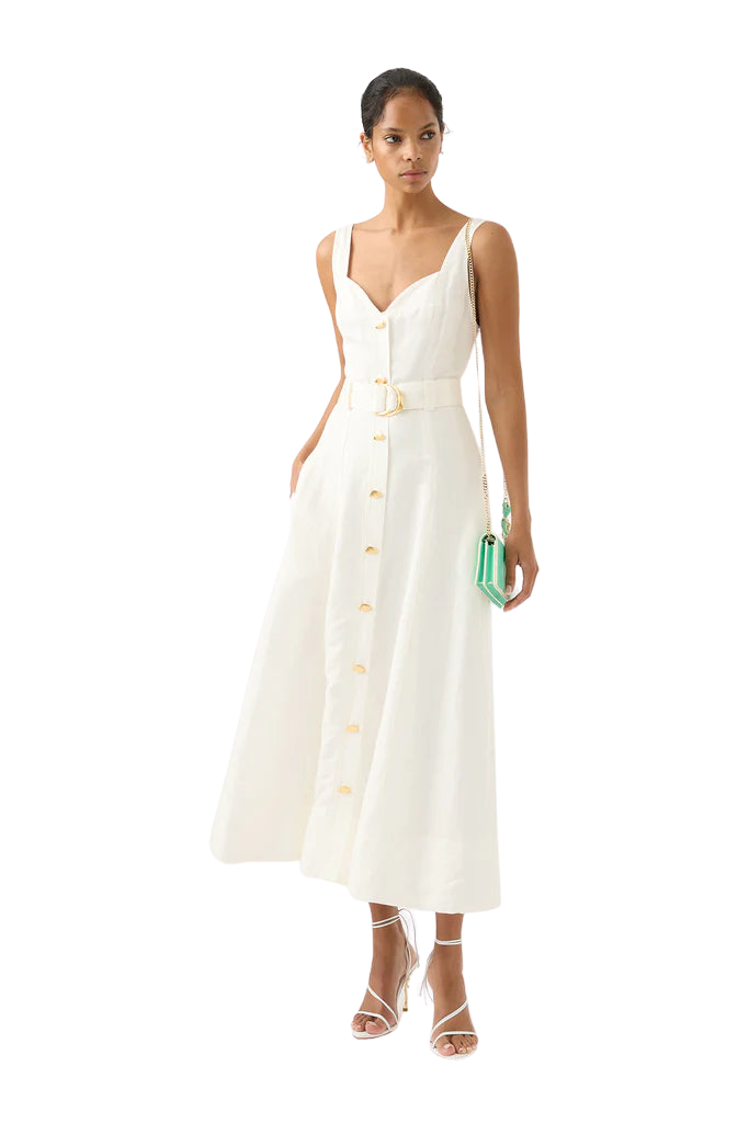 Aje Clay Belted Midi Dress photo 2
