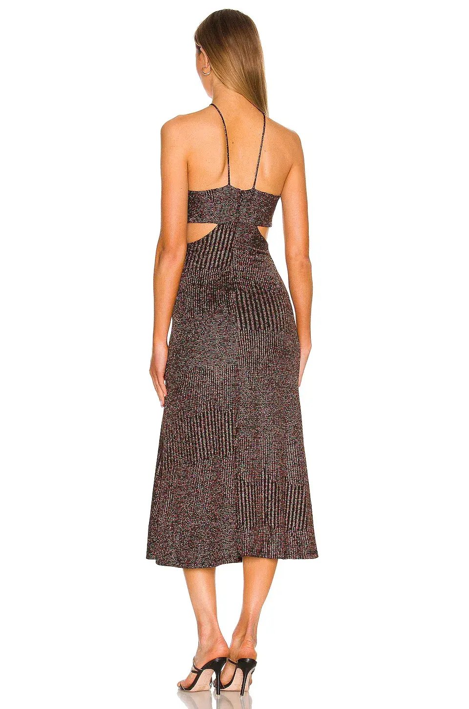 Natalie Rolt Elodie  Mini Silk Brown Size 6 photo 24
