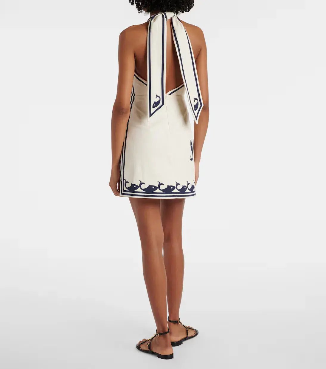 ALEMAIS Marine Mini Dress Cream 10 AU photo 2