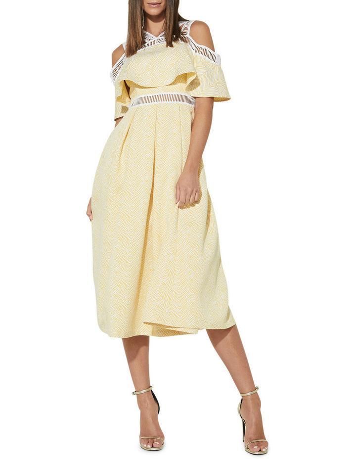 Mossman Along The Lines Dress Yellow Size 6 photo 2