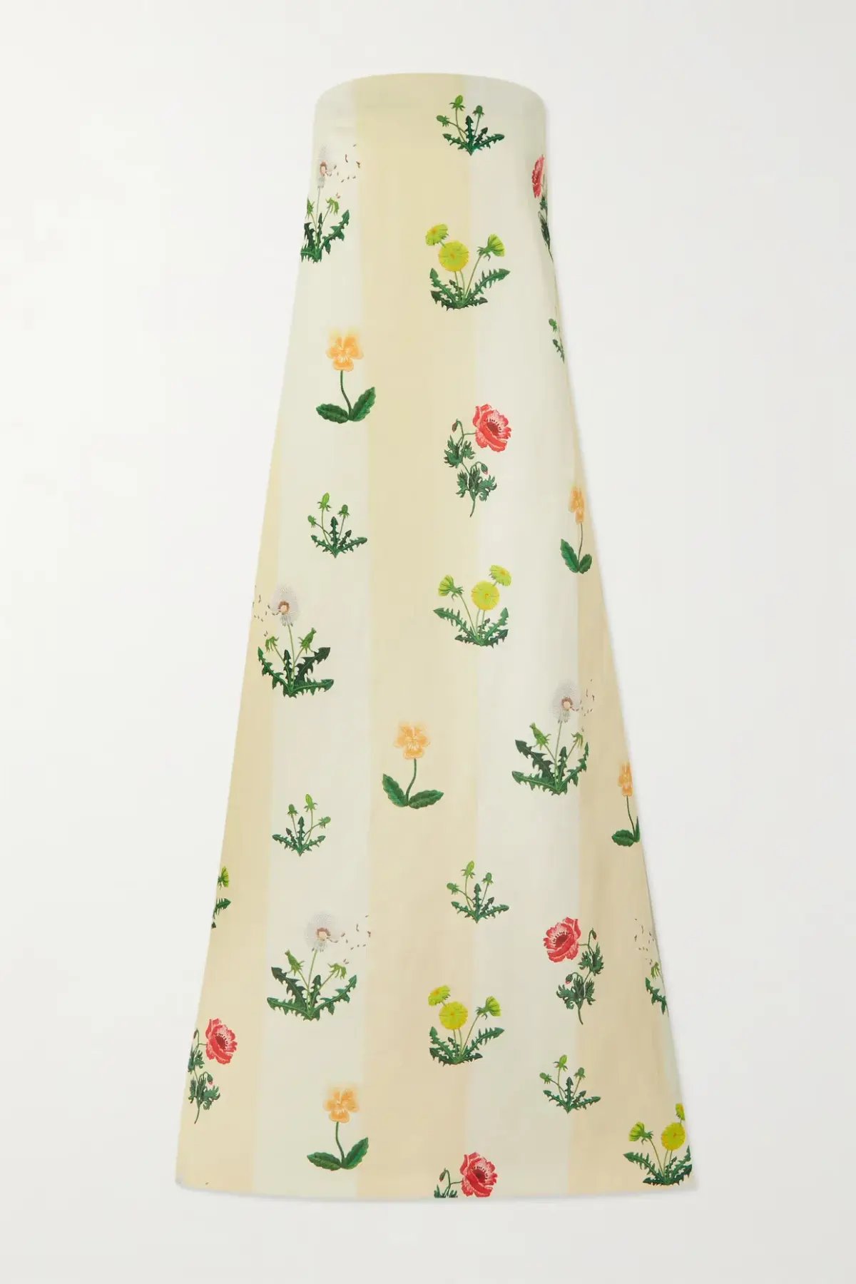 Oroton Poppy Print Gown Cream Floral 8 photo 10