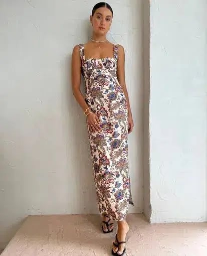 Sir The Label Bettina Midi Dress in Floral Size 2/ AU 10 photo 2
