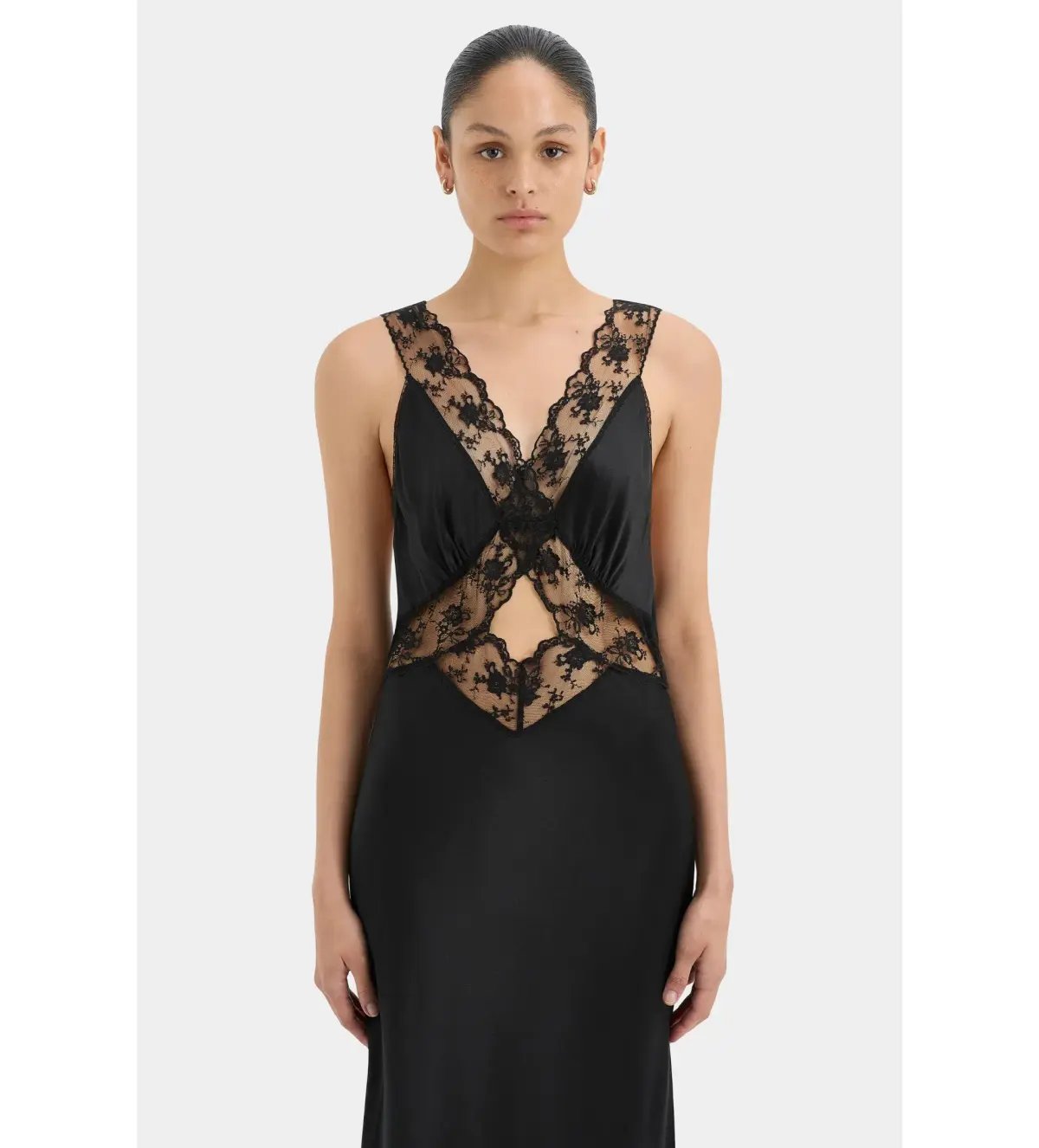 Sir the Label Aries Cut Out Gown Black Size 1 AU 8 photo 4
