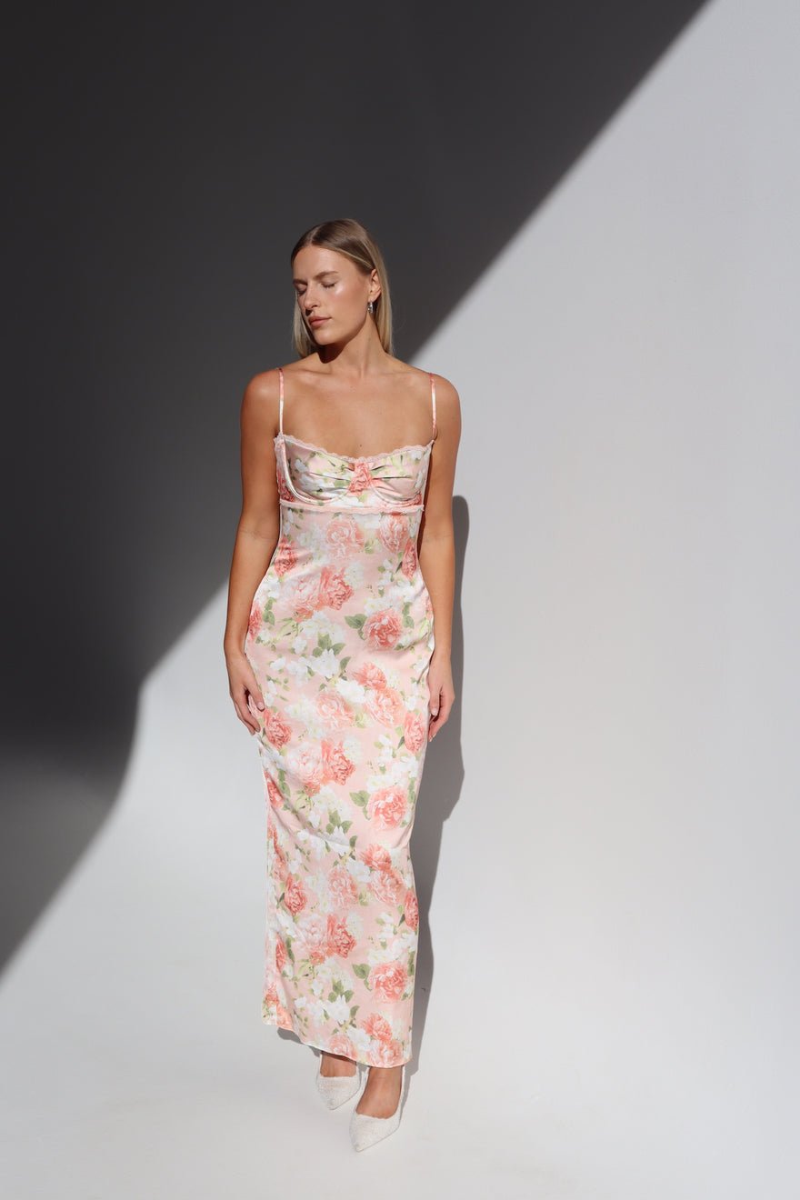 House of CB Josefina Maxi Dress Pink Peony photo 2