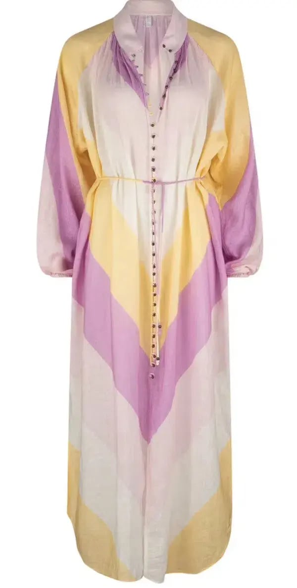 TIGERLILY KALEHO LORENA LONG SLEEVE MAXI DRESS | Size AU 10 photo 2