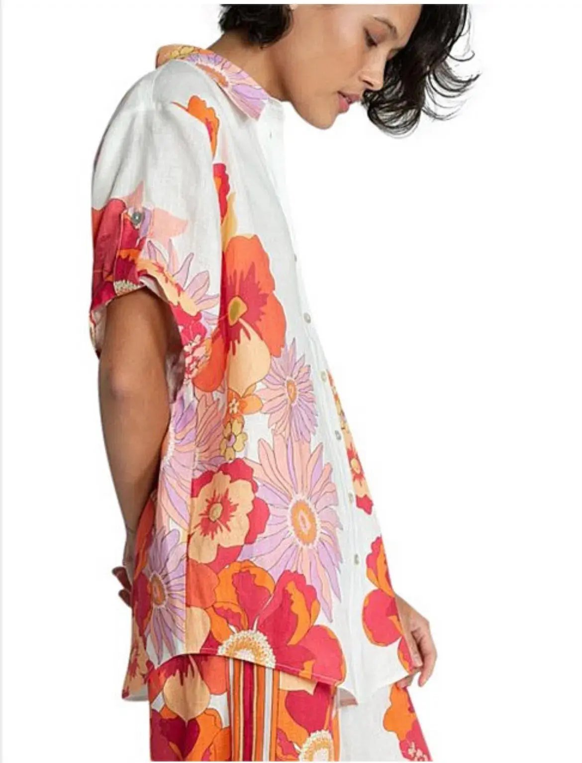 Alemais Calista relaxed shirt & Circle Skirt Print Size 14 photo 7