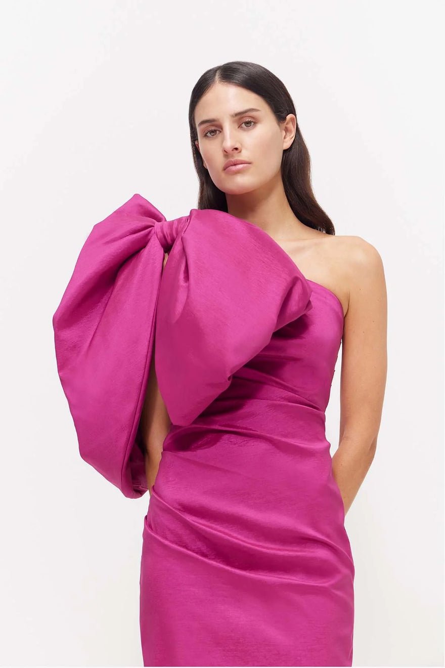 Rachel Gilbert Alessandra Dress - Magenta photo 4