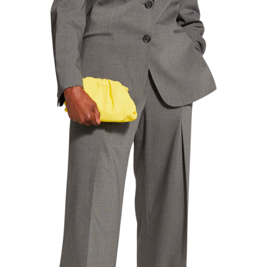 Bottega Veneta Mini Leather Clutch (yellow) photo 3