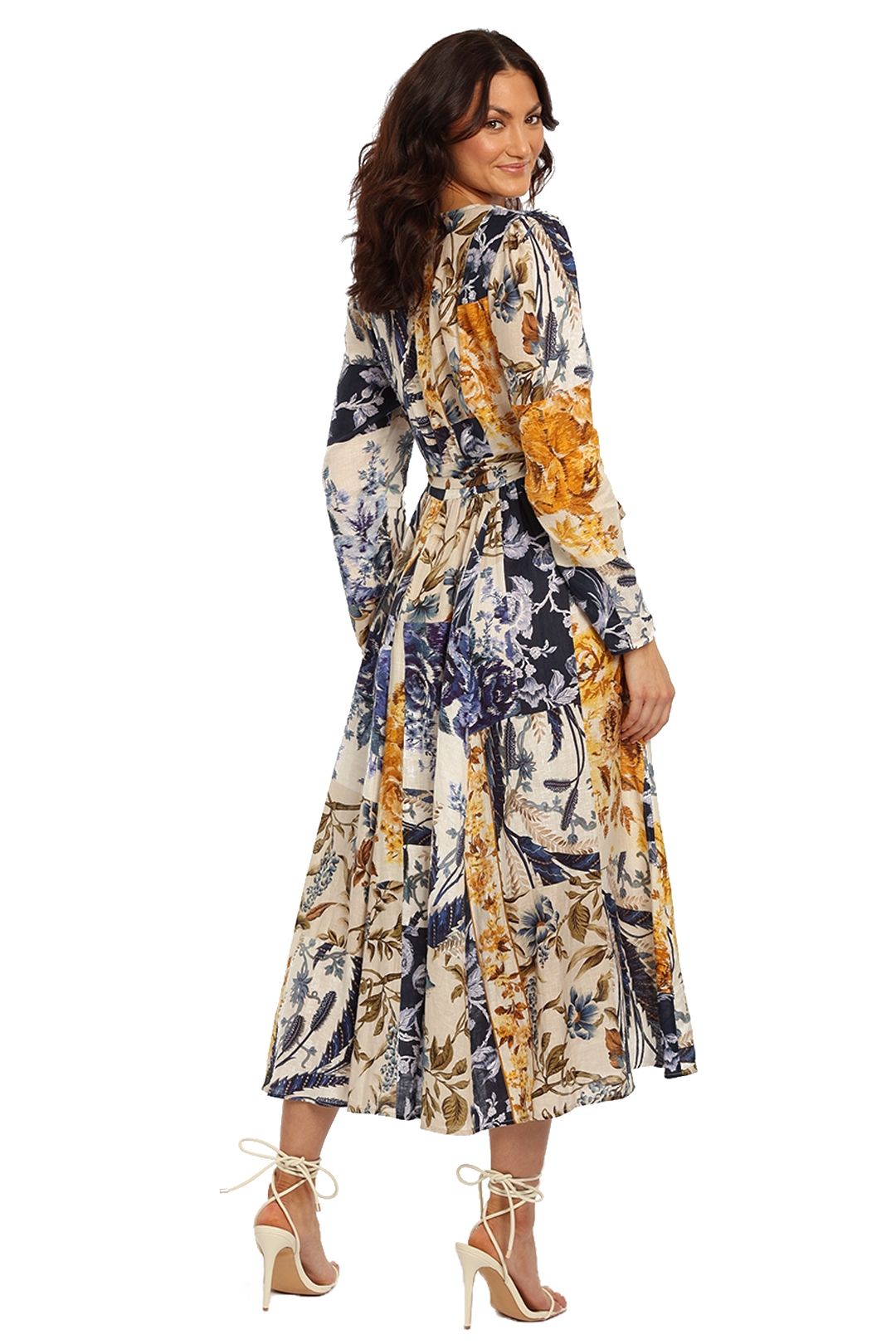 Aliane Patchwork Midi Dress photo 3