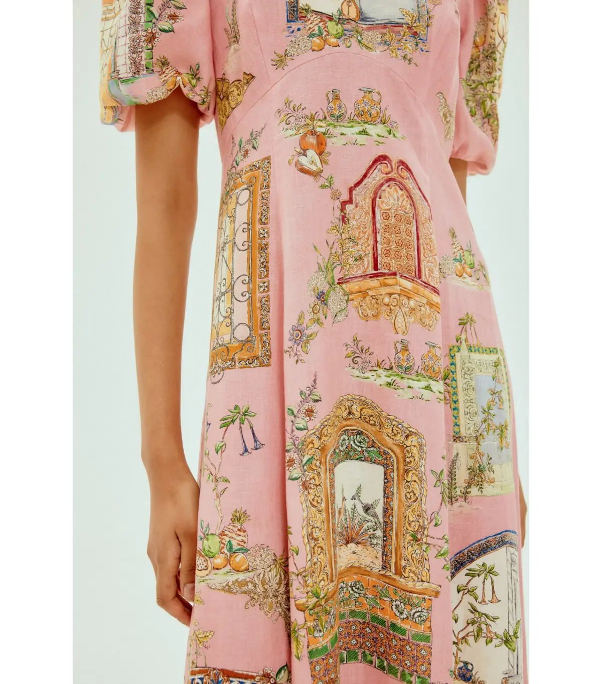 Alemais Monte Midi Dress Print Size AU 16 photo 2
