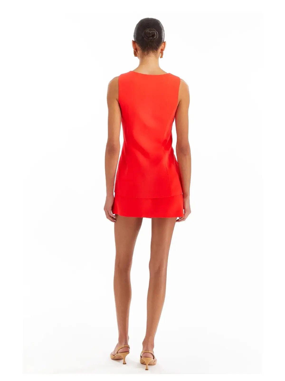Amanda Uprichard Kya Romper Red Size 8 photo 2