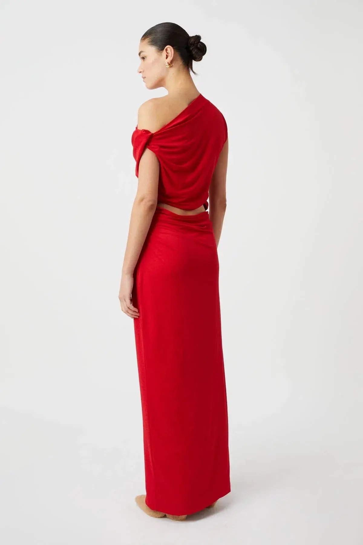 Camilla And Marc Annalise Maxi Dress in Scarlet Red Size 6 photo 3