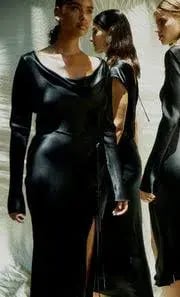 Bec & Bridge Long Sleeve Moondance Dress Maxi Black Size AU 12 photo 5