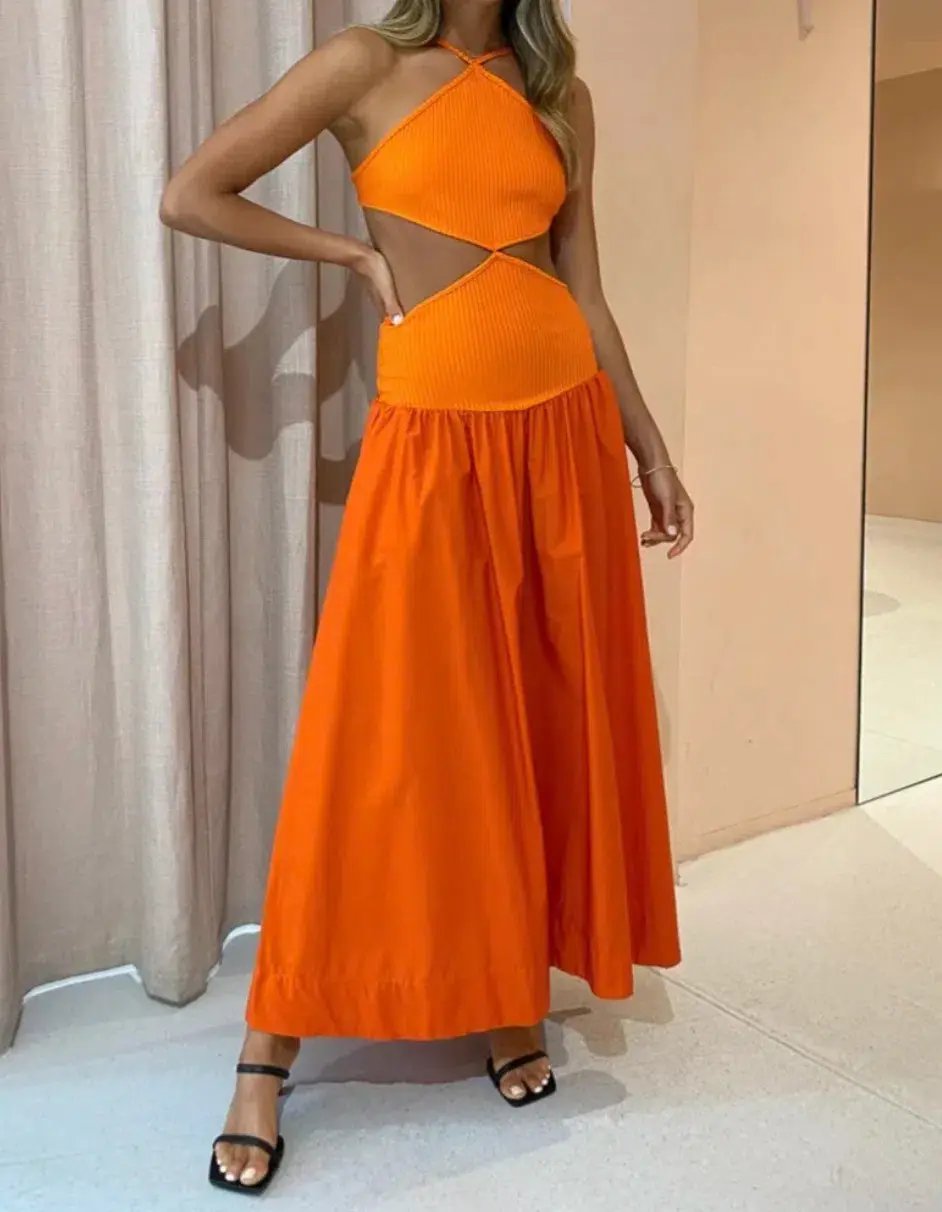 Bec & Bridge Ula Maxi Dress in Chilli Size S / Au 8 photo 3