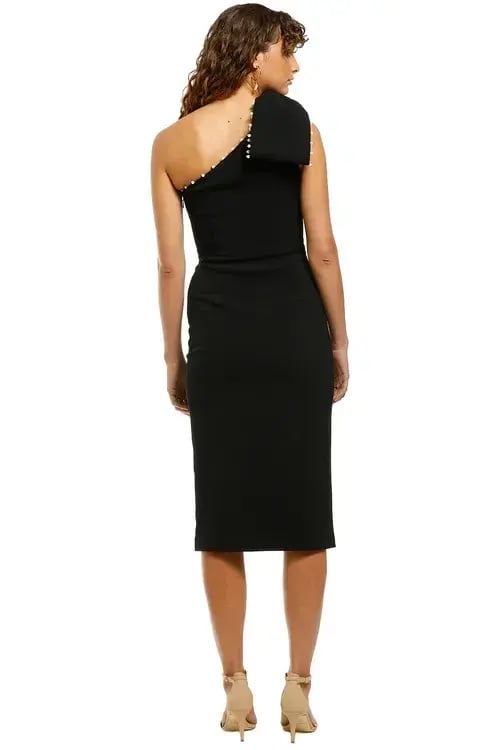 Rebecca Vallance Pipi Midi Black Black Size 8 photo 3