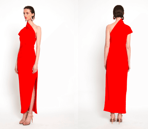 Ginger & Smart Curator Gown Red Size 12 photo 3
