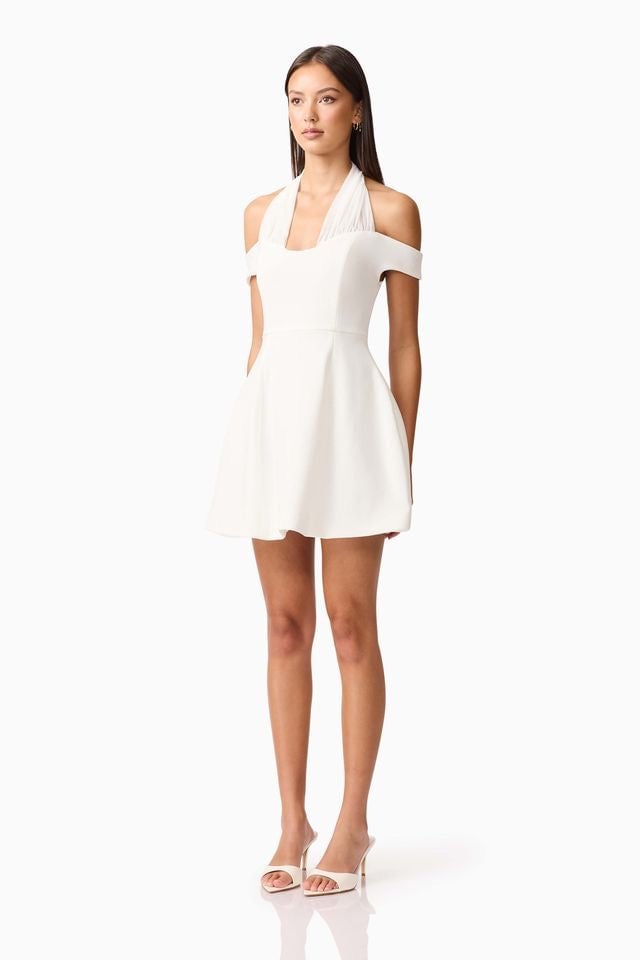 Elliatt Ruby Mini Dress - White photo 4