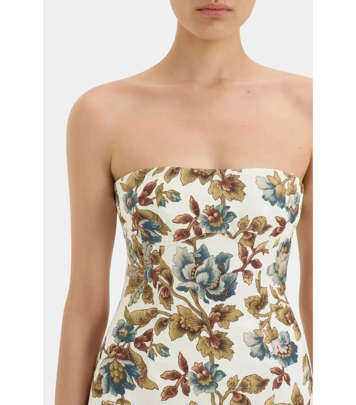 Sir the Label Eleanora Column Midi Dress in Viola Print Size AU 6 photo 2