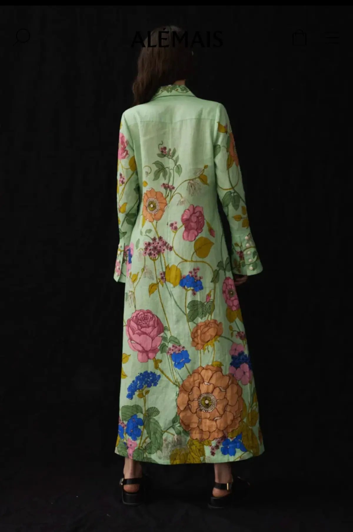 Alemais Olivia Shirtdress Floral Size 10 / M photo 3