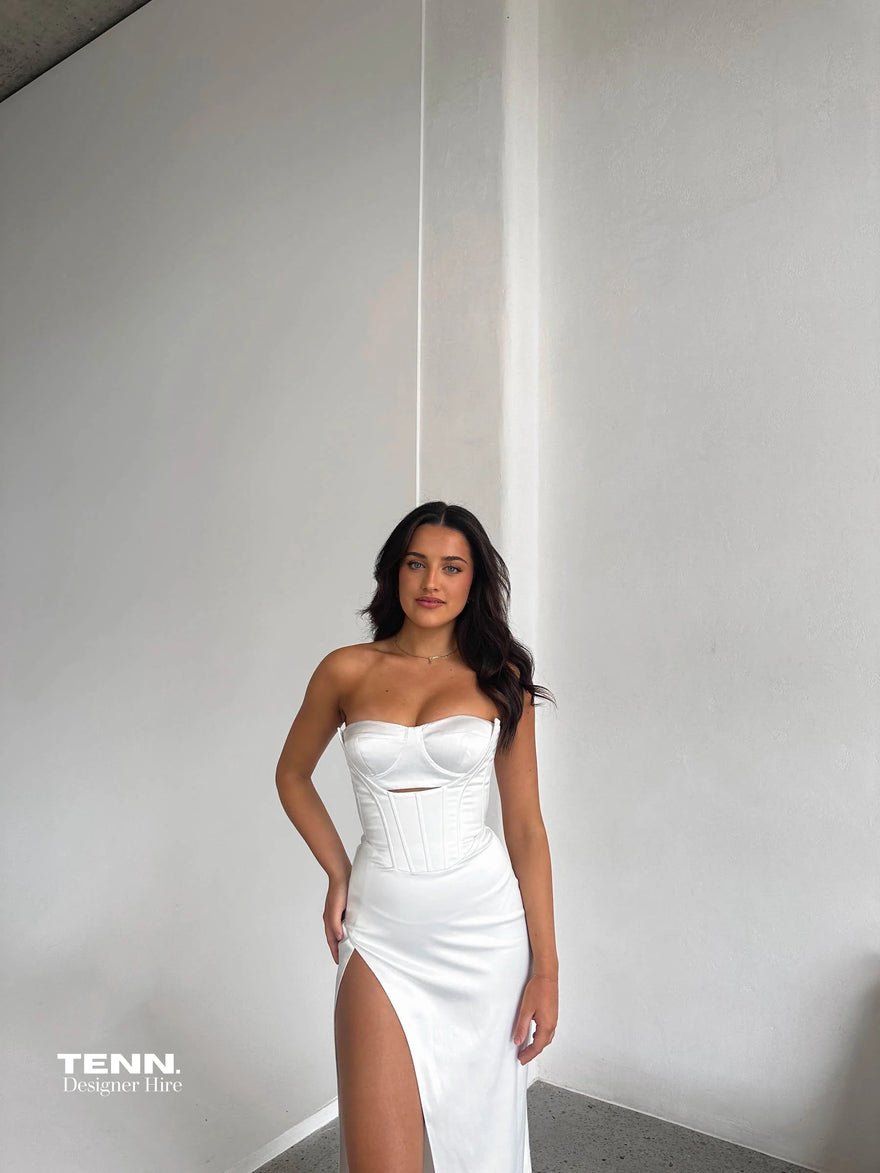 Lia Stublla Davis gown - White photo 2
