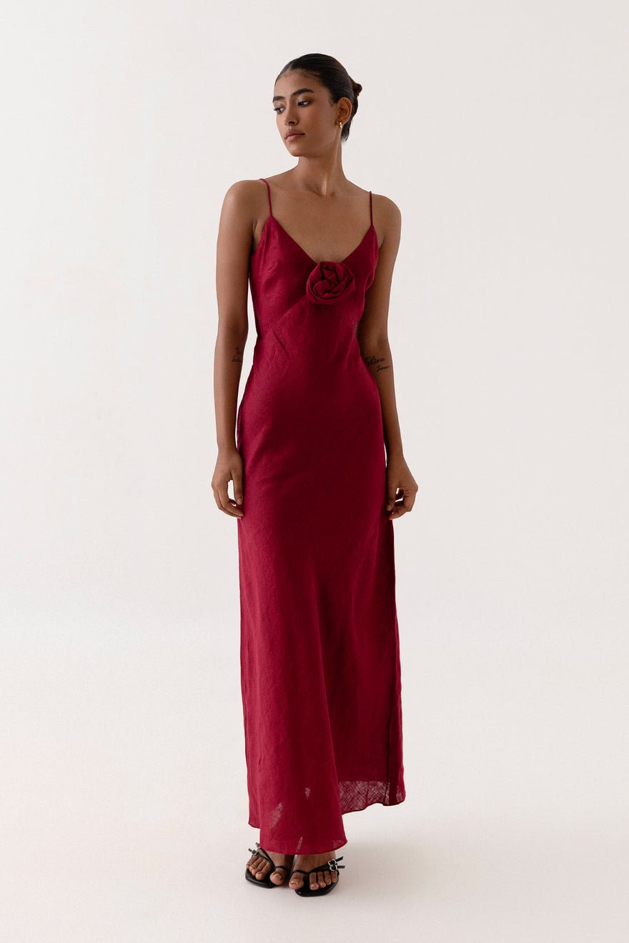 Summer Away Caprera Dress - Sangria photo 4
