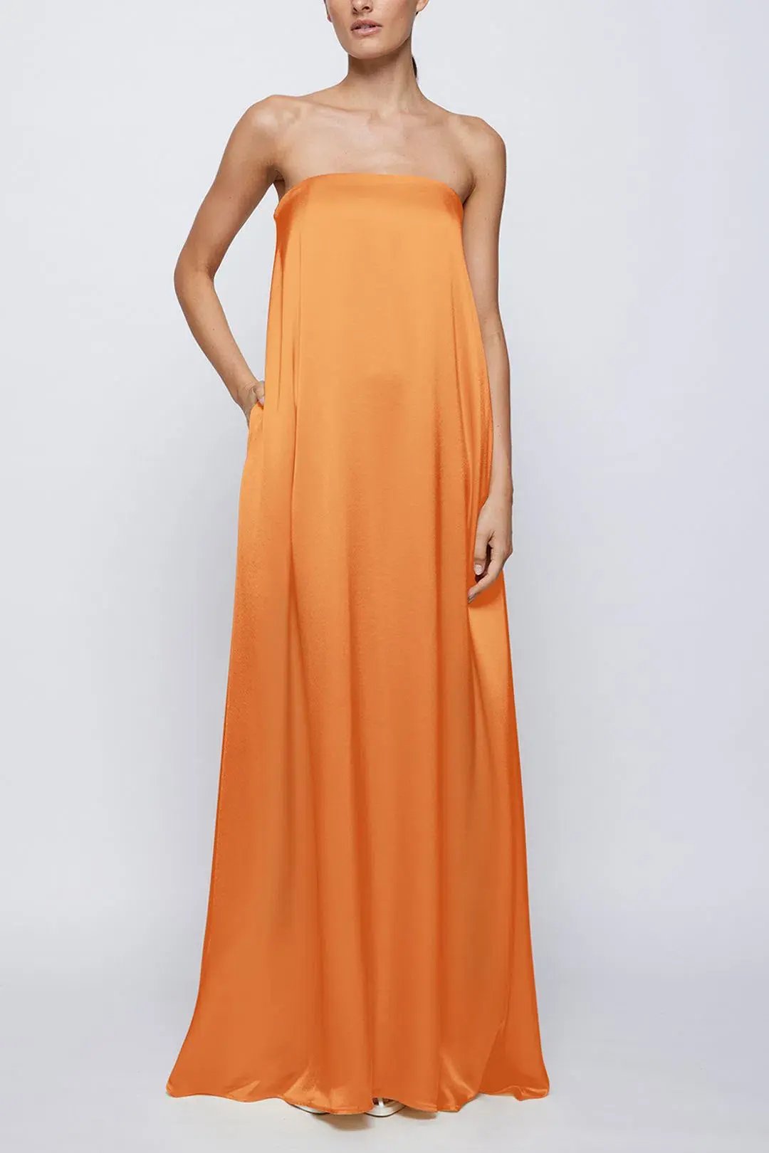 ANNA QUAN Delfina Maxi Dress Kumquat Orange 8 photo 3