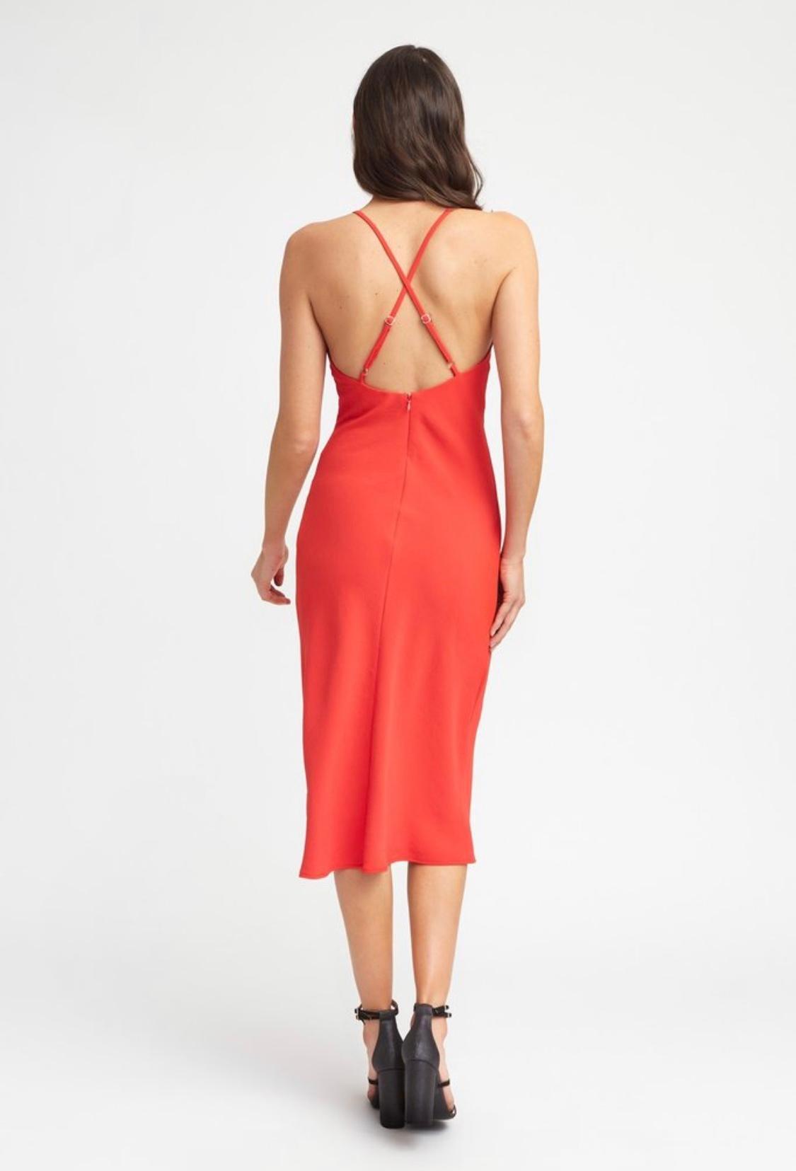 Red kookai slip dress photo 2