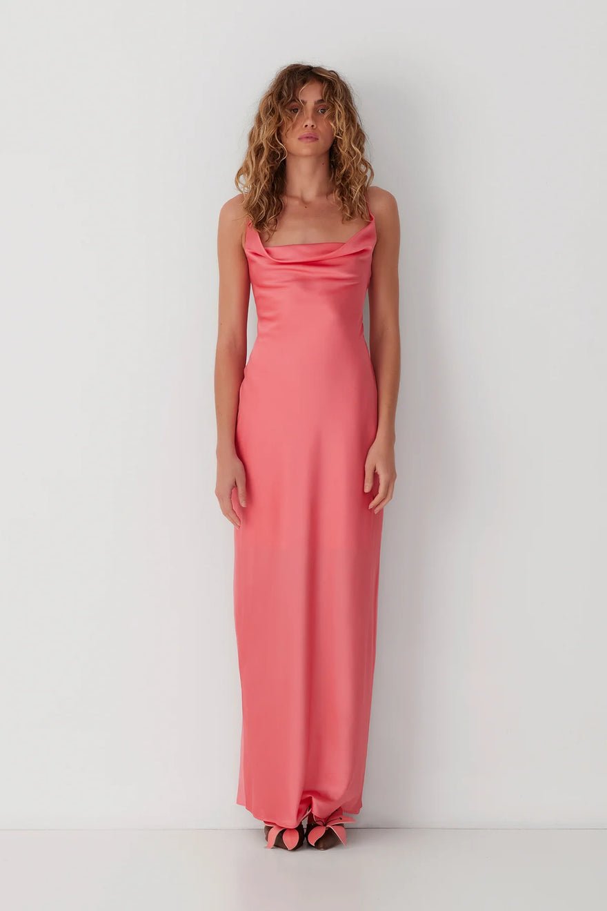 The Wolf Gang Las Lolas Maxi Dress - Coral photo 4