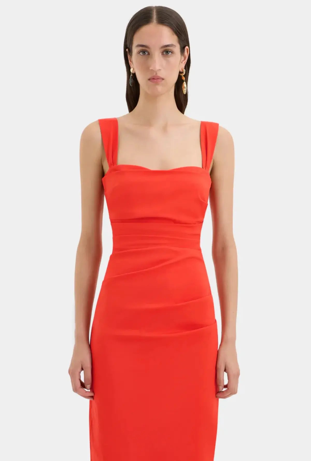 Sir the label Dahlia Balconette Gown Tangerine Size 2/Au 10 photo 3