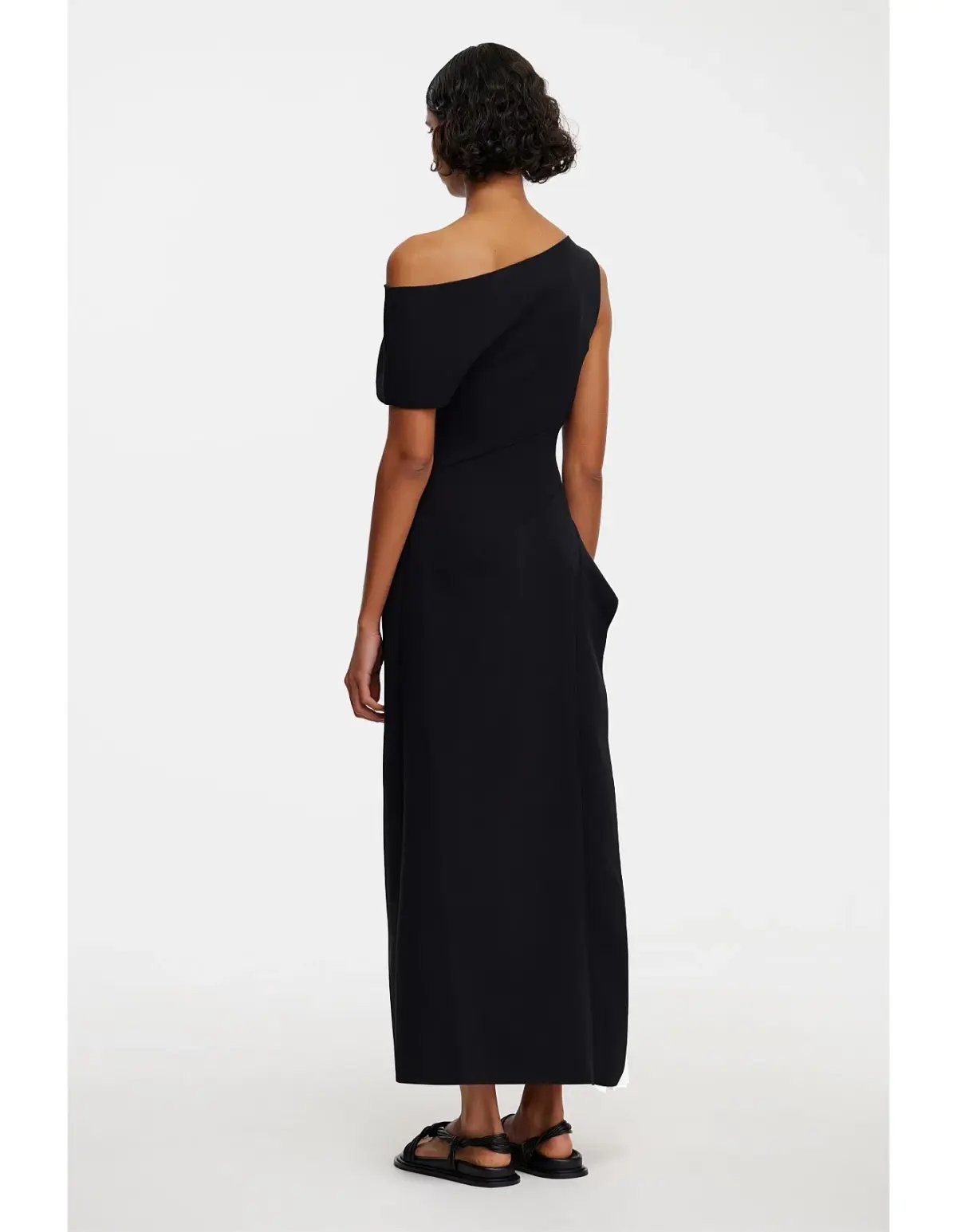 Acler Sudden Midi Dress Black Size 12 photo 3