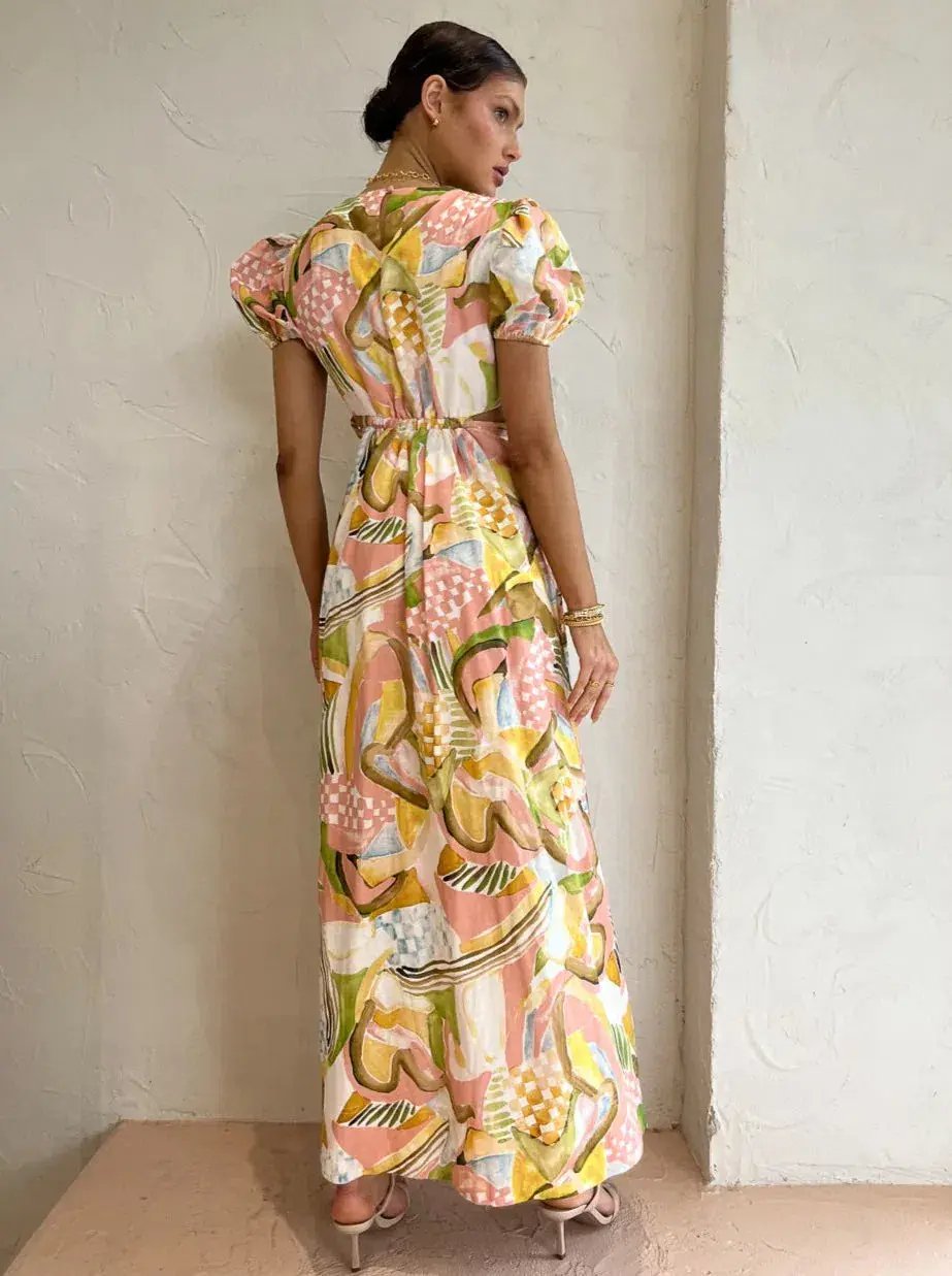 By Nicola Ahoy Plunge Swirl Check Size 6 photo 4