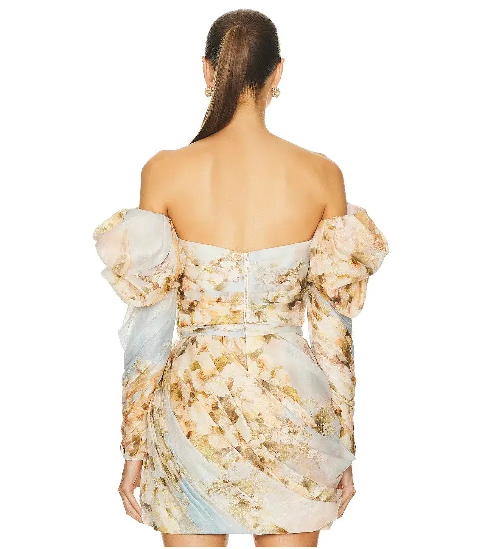 Zimmermann Luminosity Drape Mini Dress Size 0P / AU 6 photo 6