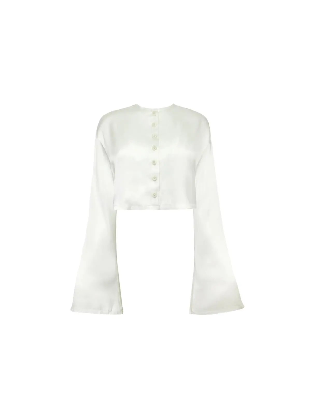 ORSEUND IRIS Ballerina Wrap Skirt & Drop Shoulder Top Set, Ivory photo 6