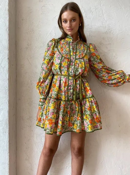 Alemais Cabana Mini Dress Multi Size 8 photo 2