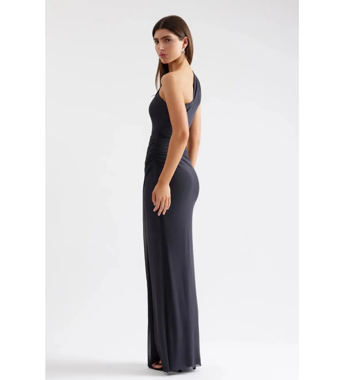 Lexi Viola Maxi Dress in Charcoal Size 10 photo 3