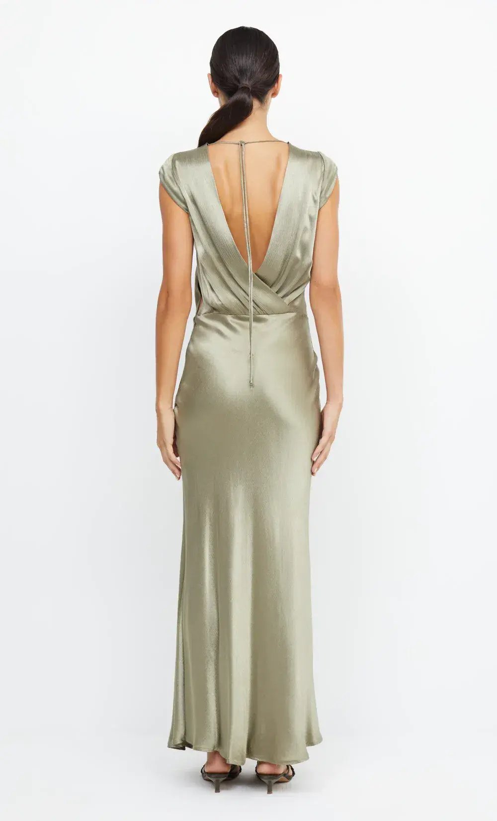 Bec & Bridge Moon Dance Maxi Dress Sage Size 12 photo 2