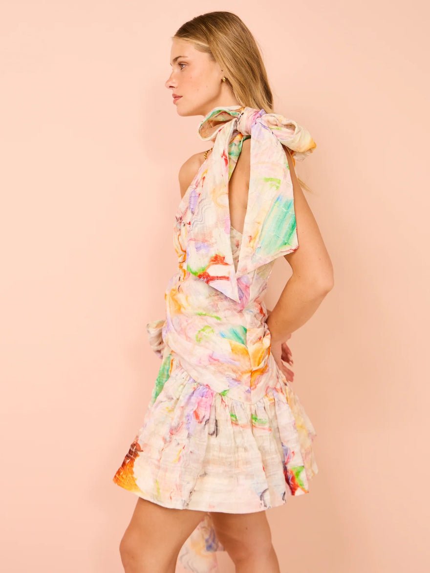 Alemais Daisy One Shoulder Mini Dress photo 3