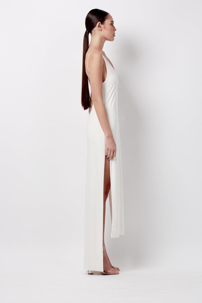 Natalie Rolt Dion Dress White Size 8 photo 3