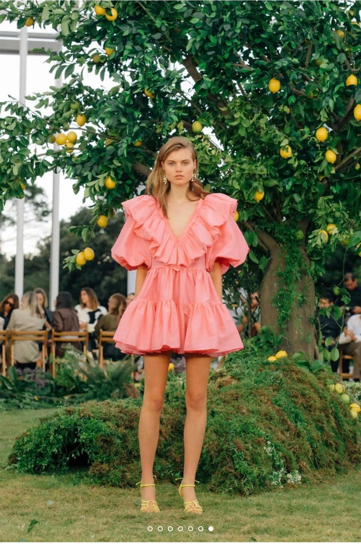 AJE - Solstice Ruffle Tiered Smock Dress photo 7