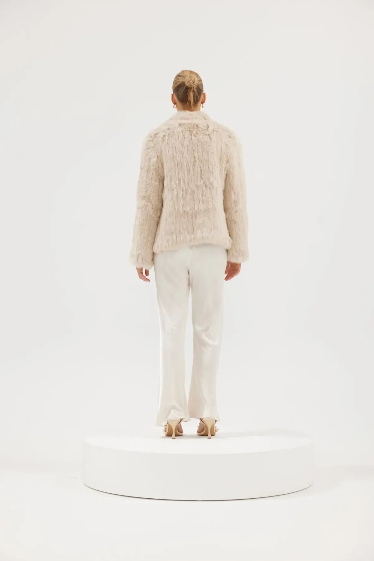 Bubish Valencia Jacket in Oatmeal Size 12 photo 3