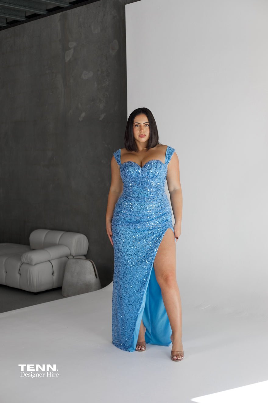 Fjolla Nila Opal Gown - Cerulean photo 2