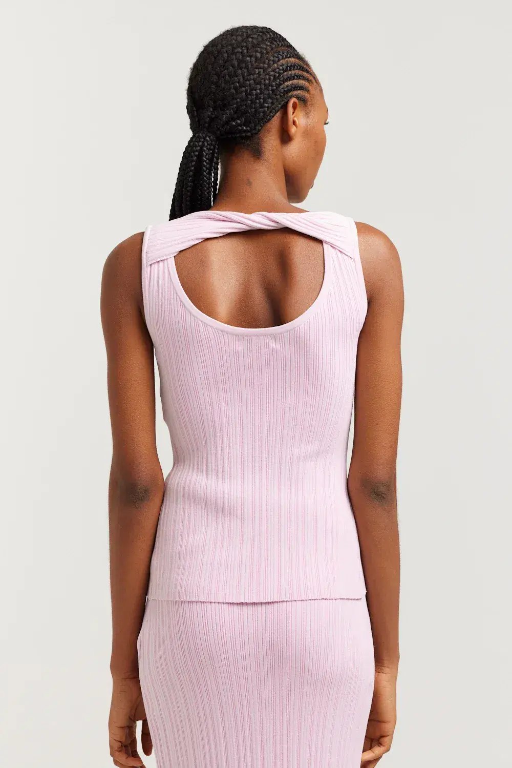 Henne Romme Knit Top and Skirt Set Pink Size S / AU 8 photo 3