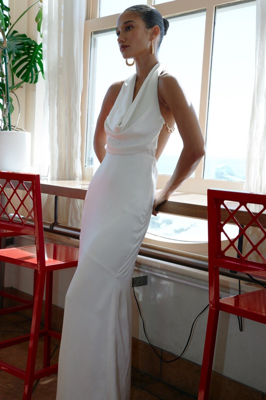 LEXI SILVANA DRESS - OYSTER photo 2