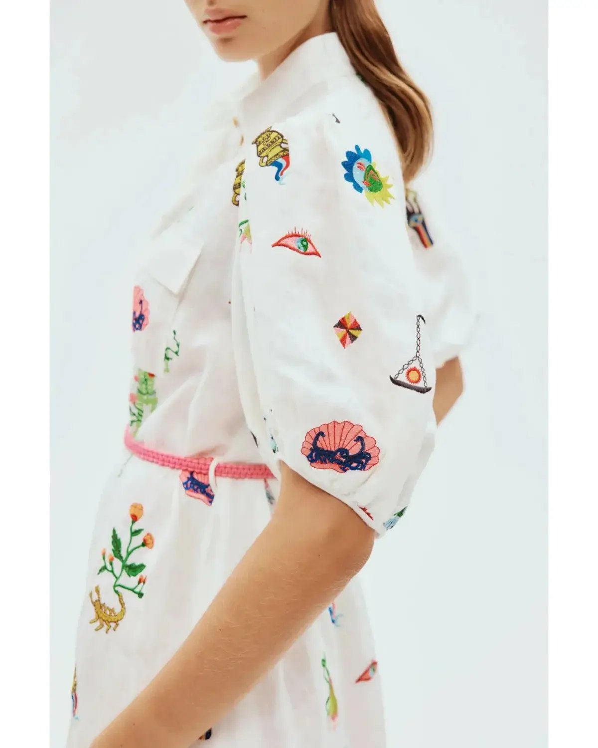 Alemais Atticus Shirtdress Print Size AU 14 photo 2