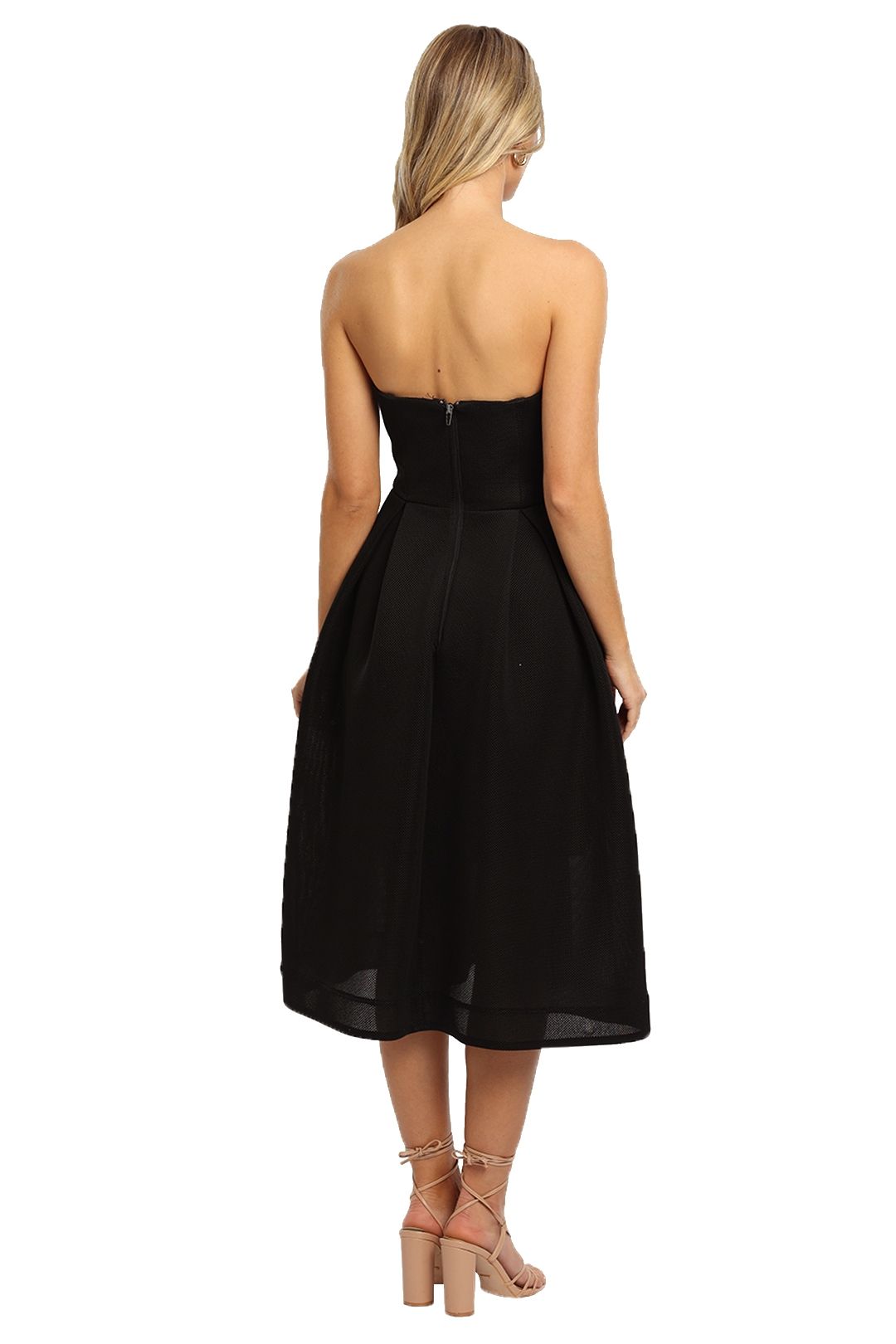 Black Mesh Ball Gown photo 3